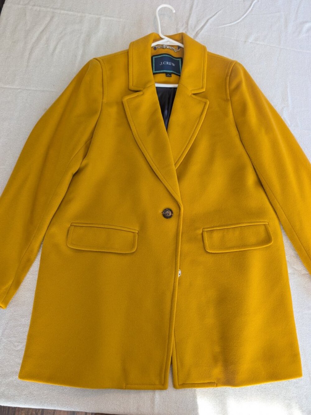 Mustard J.Crew Coat - Picture 10 of 15
